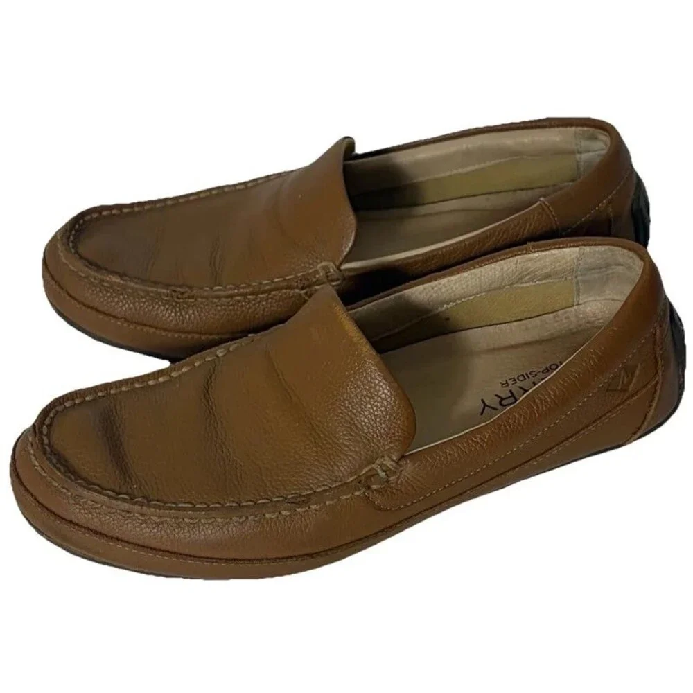 Sperry Top-Sider Hampden Venetian Loafer STS10724 Brown Leather Men’s US Size 10